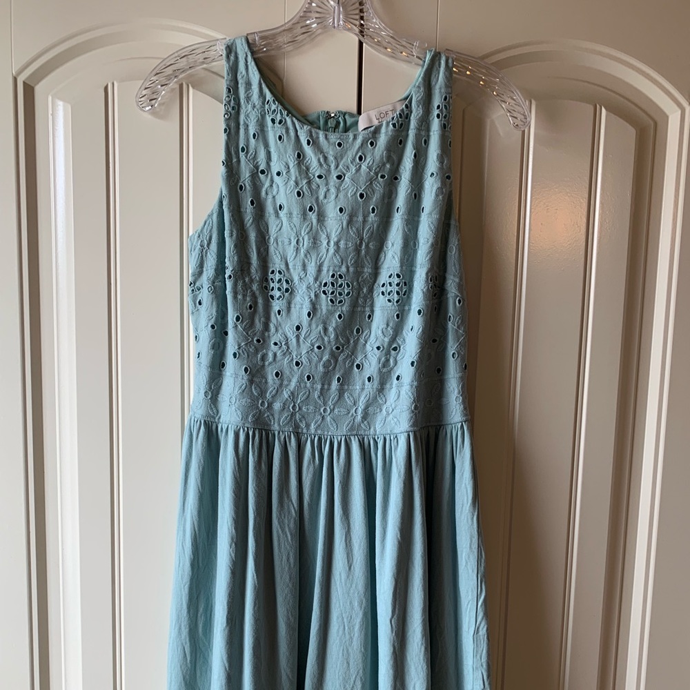 LOFT Cotton Islet Dress.